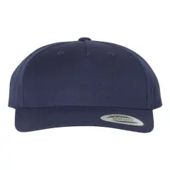 YP Classics&reg; Five-Panel Curved Visor Snapback Cap Navy