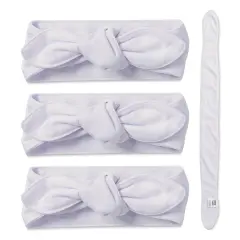 Craft Express Sublimation Printing Baby Products - Headband, White, Pkg of 4