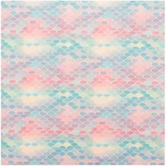 American Crafts Glitter Specialty Paper 8.5"X11"-Lip Gloss Mermaid