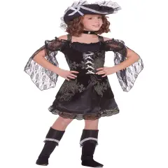Child Girls Swashbuckling Sweetie Caribbean Pirate Dress Costume