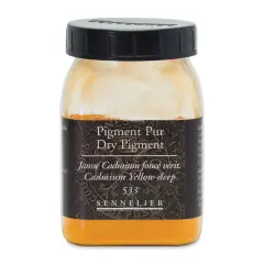 Sennelier Dry Pigment - Cadmium Yellow Deep, 150 g jar