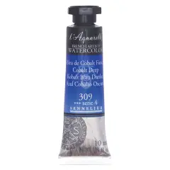 Sennelier French Artists' Watercolor - Cobalt Deep, 10 ml, Tube