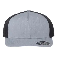 Flexfit&reg; Mesh Back Cap Heather Grey/ Black