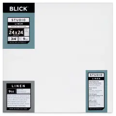 Blick Studio Linen Stretched Canvas - 24" x 24", Traditional 3/4" Profile