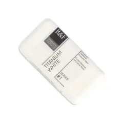 R&F Encaustic Paint Block - Titanium White, 40 ml block