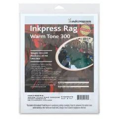 Inkpress Rag Digital Paper - Warm Tone, 300 gsm, 8-1/2" x 11", 25 Sheets