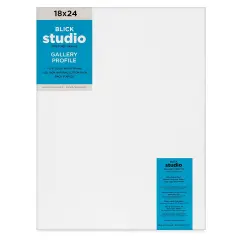 Blick Studio Stretched Cotton Canvas - Gallery Profile, 18" x 24"
