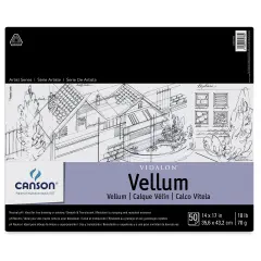 Canson Vidalon Vellum - 14" x 17", 50 Sheets