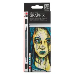 Marabu Graphix Aqua Pen - Metropolitan, Set of 6