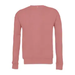 Bella + Canvas Unisex Sponge Fleece Drop Shoulder Sweatshirt - Mauve, Small