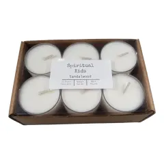 Sandalwood All Natural Soy Wax Tealights 12 Count Hand Poured with Fragrant/Essential Oils!