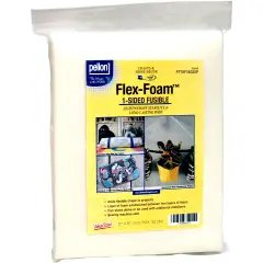 Pellon Flex-Foam 1-Sided Fusible Stabilizer-20"X60"