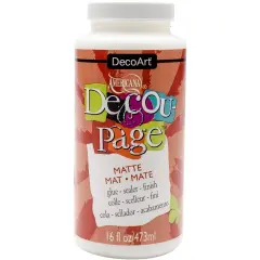 DecoArt Americana Decou-Page Glue-16oz Matte
