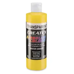 Createx Airbrush Color - 8 oz, Transparent Brite Yellow