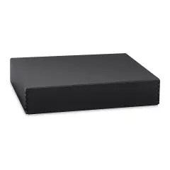 Lineco Museum Storage Box - 18" x 14" x 3", Black
