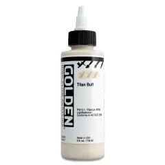 Golden High Flow Acrylics - Titan Buff, 4 oz bottle
