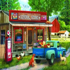 Sunsout A Stop at the Store 1000 pc Jigsaw Puzzle 28842