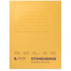 Legion Stonehenge Drawing Paper Pad - 9" x 12", Warm White, 15 Sheets