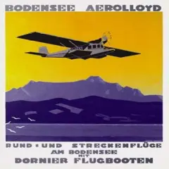 Bodensee Aerolloyd Flying Boat Tours Poster Print byMarcel Dornier - Item # VARPDX382138