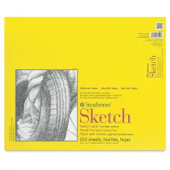 Strathmore 300 Series Sketch Pad - 14" x 17", 50 lb, 100 Sheets