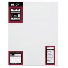 Blick Premier Heavyweight Stretched Cotton Canvas - 24" x 30", 2" Profile