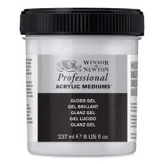 Winsor & Newton Artists' Acrylic Gel Medium - Gloss, 237 ml jar