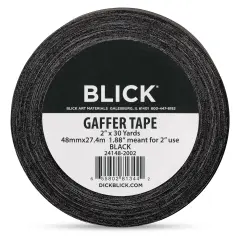 Blick Gaffers Tape - 2" x 30 yds, Black