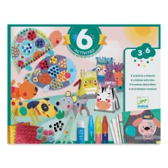 Djeco Le Petit Artist Creative Activities Kit - Animal Houses