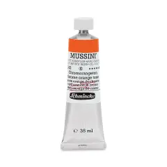 Schmincke Mussini Oil Color - Transparent, Chrome Orange Tone, 35 ml tube