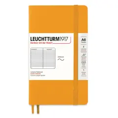Leuchtturm1917 Ruled Softcover Notebook - Rising Sun, 3-1/2" x 6"