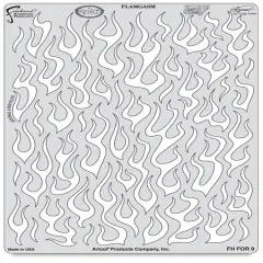 Iwata Artool Freehand Template - Flame-O-Rama 2 Flamgasm