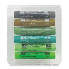 Art Spectrum Pastel 6ix Pack Set - Summer Greens , Set of 6