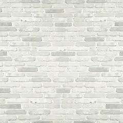 Fadeless Design Roll - White Brick, 48" x 50 ft