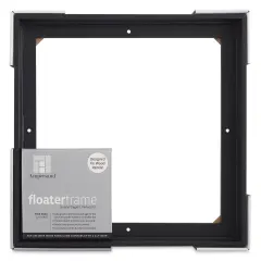 Ampersand Floaterframe - Bold, Black, 12" x 12", 1-1/2"