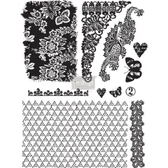 Redesign Adhesive Transfer Rustic Elegance 17x23655350637309