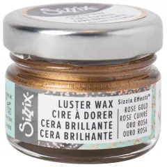 Sizzix Effectz Luster Wax 20ml-Rose Gold