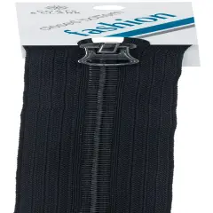 Coats Gunmetal Closed End Zipper 14"-Black