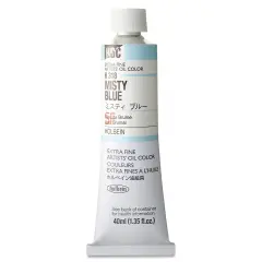 Holbein Artists' Oil Color - Misty Blue, 40 ml tube