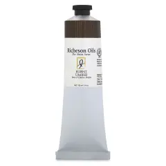 Shiva Signature Artist Oil Color - Burnt Umber, 5 oz Tube