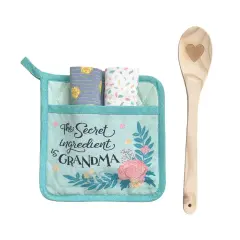 The Secret Ingredient is Grandma Potholder Gift Set