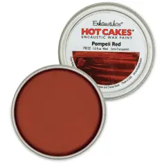Enkaustikos Hot Cakes Encaustic Paint - Pompeii Red, 45 ml tin