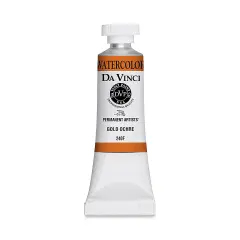 Da Vinci Artists' Permanent Watercolor - Gold Ochre, 15 ml tube