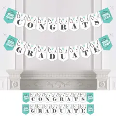 Big Dot of Happiness Medical School Grad - Doctor Graduation Party Bunting Banner - Party Decorations - Congrats Graduate