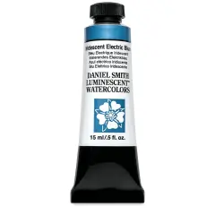 Daniel Smith Luminescent Watercolor - Iridescent Electric Blue, 15 ml, Tube