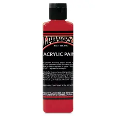 Alpha6 Alphakrylic Acrylic Paint - Vermilion, 8 oz