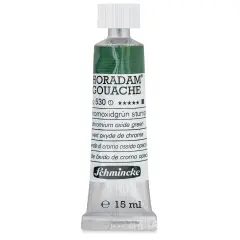 Schmincke Horadam Artist Gouache - Chromium Oxide Green, 15 ml tube