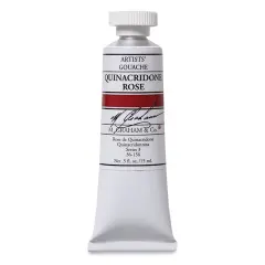 M. Graham Artists' Gouache - Quinacridone Rose, 15 ml tube