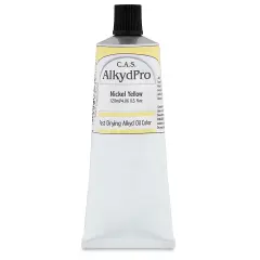 CAS AlkydPro Fast-Drying Alkyd Oil Color - Nickel Yellow, 120 ml tube