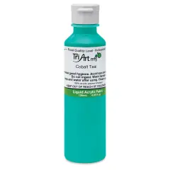 Tri-Art Liquid Artist Acrylics - Cobalt Teal, 120 ml bottle