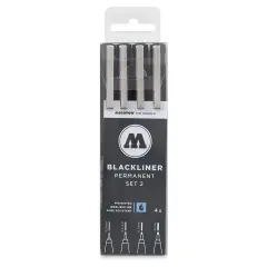Molotow Blackliner - Set 2, Set of 4